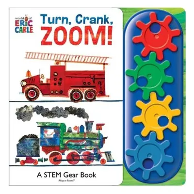 Eric Carle Turn Crank Zoom Go Go Gear Book - Kids, P I