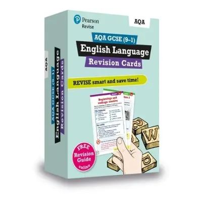 Pearson REVISE AQA GCSE (9-1) English Language Revision Cards (with free online Revision Guide):