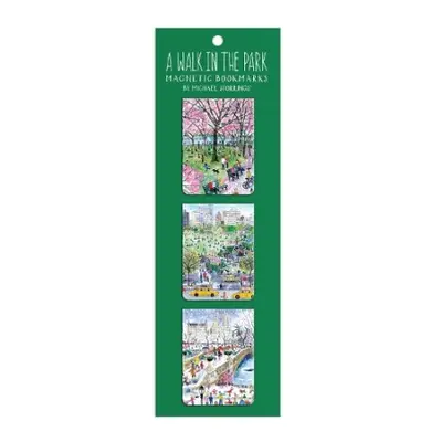 Michael Storrings Walk in the Park Magnetic Bookmarks - Galison