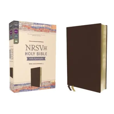 NRSVue, Holy Bible with Apocrypha, Leathersoft, Brown, Comfort Print - Zondervan