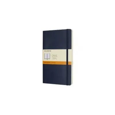 Moleskine Sapphire Blue Large Ruled Notebook Soft