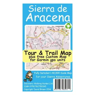 Sierra de Aracena Tour a Trail Map - Brawn, David