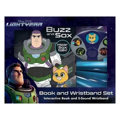 Disney Pixar Lightyear: Buzz and Sox Book and 5-Sound Wristband Set