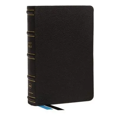 NKJV, Compact Bible, Maclaren Series, Genuine Leather, Black, Comfort Print - Nelson, Thomas