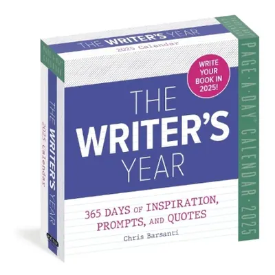 Writer's Year Page-A-Day® Calendar 2025 - Barsanti, Chris a Calendars, Workman