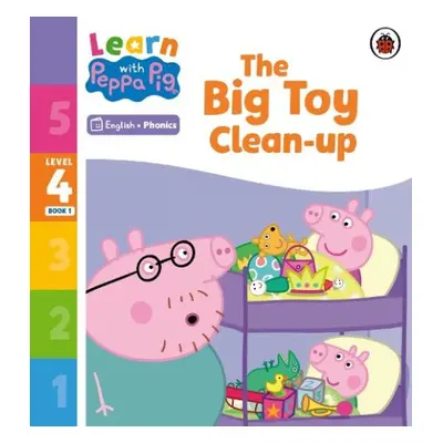 Learn with Peppa Phonics Level 4 Book 1 – The Big Toy Clean-up (Phonics Reader) - Peppa Pig