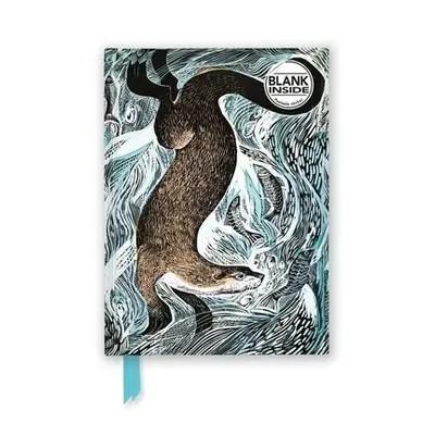 Angela Harding: Fishing Otter (Foiled Blank Journal)