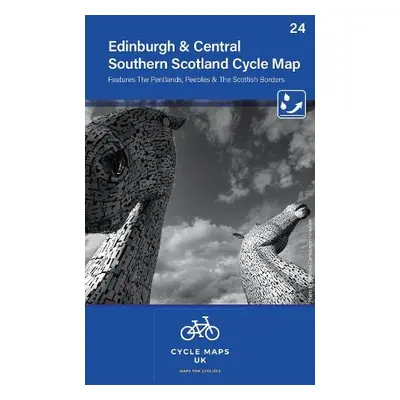 Edinburgh a Central Southern Scotland Cycle Map 24 - Cycle Maps UK