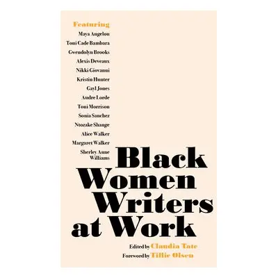 Black Women Writers at Work