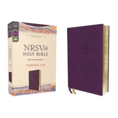 NRSVue, Holy Bible, Personal Size, Leathersoft, Purple, Comfort Print - Zondervan