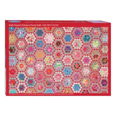 Kaffe Fassett’s Fabulous Florals Quilt Jigsaw Puzzle - Fassett, Kaffe