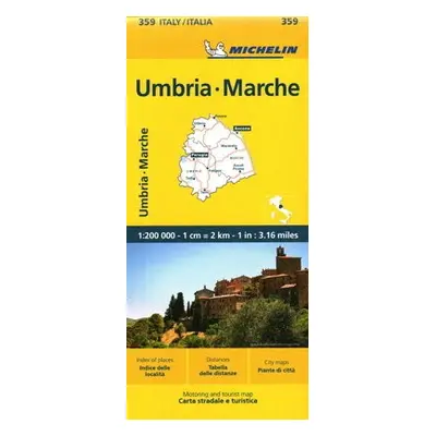 Marche a Umbria - Michelin Local Map 359 - Michelin