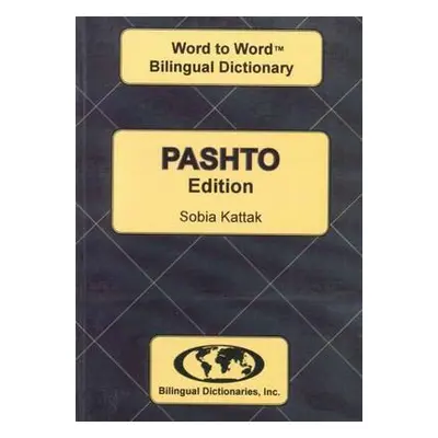 English-Pashto a Pashto-English Word-to-Word Dictionary - Sesma, C.