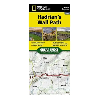 Hadrian's Wall Path Map