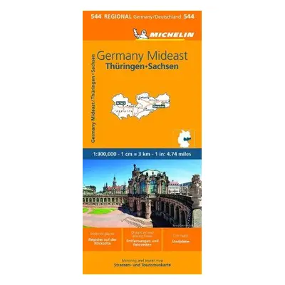 Germany Mideast - Michelin Regional Map 544 - Michelin