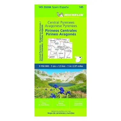 Pyrenees Central - Zoom Map 145 - Michelin