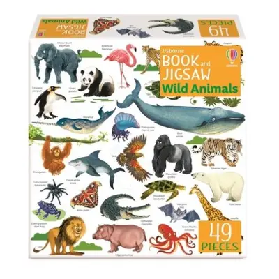 Usborne Book and Jigsaw Wild Animals - Smith, Sam