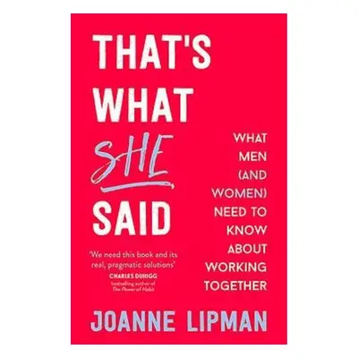 That's What She Said - Lipman, Joanne