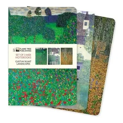 Gustav Klimt: Landscapes Set of 3 Midi Notebooks