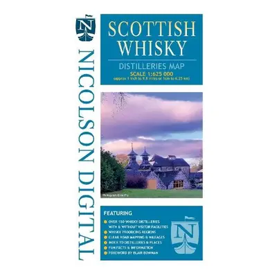 Nicolson Digital Scottish Whisky Distilleries Map - Fry, Val