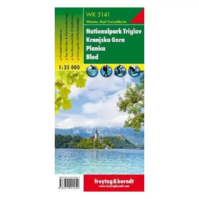 National Park Triglav - Kranjska Gora - Planica - Bled Hiking + Leisure Map 1:35 000