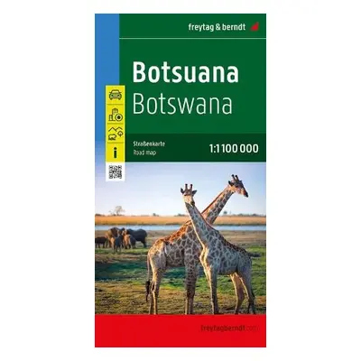 Botswana, road map 1:1,100,000