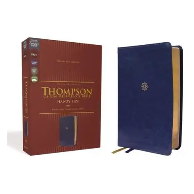 NKJV, Thompson Chain-Reference Bible, Handy Size, Leathersoft, Navy, Red Letter, Comfort Print