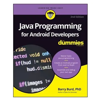 Java Programming for Android Developers For Dummies - Burd, Barry (Drew University, Madison, NJ)