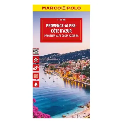 Provence, Alps, Cote d'Azur Marco Polo Map - Marco Polo