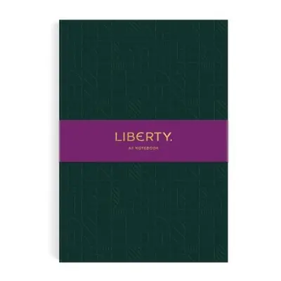 Liberty Dark Green Tudor A5 Embossed Journal - Galison