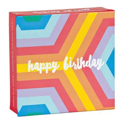 Over the Rainbow Mini FlipTop Notecard Box - Ampersand