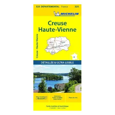 Creuse, Haute-Vienne - Michelin Local Map 325 - Michelin