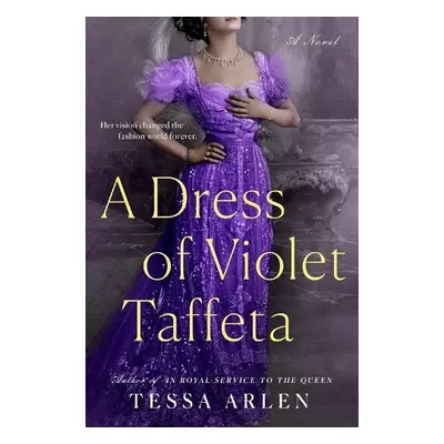 Dress of Violet Taffeta - Arlen, Tessa