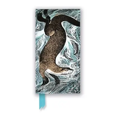 Angela Harding: Fishing Otter (Foiled Slimline Journal)