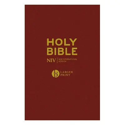 NIV Larger Print Burgundy Hardback Bible - Version, New International