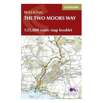 Two Moors Way Map Booklet - Viccars, Sue