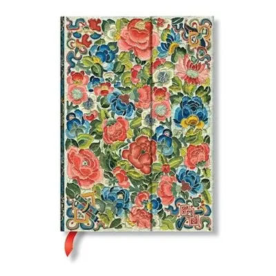 Pear Garden (Peking Opera Embroidery) Midi Lined Hardcover Journal - Paperblanks