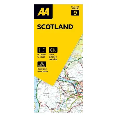 AA Road Map Scotland