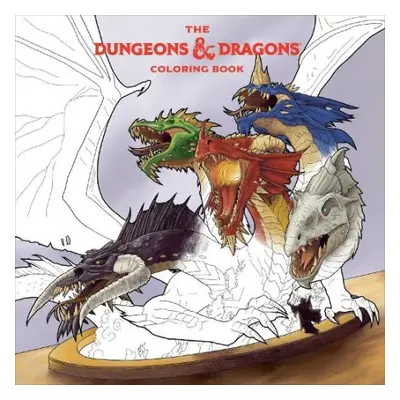 Dungeons a Dragons Coloring Book - Dragons, Official Dungeons a