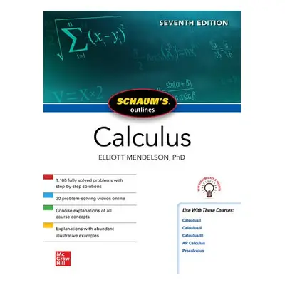 Schaum's Outline of Calculus, Seventh Edition - Mendelson, Elliott