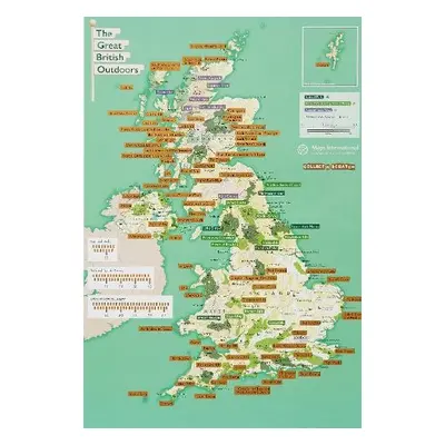 Great British Outdoors - Collect and Scratch Map