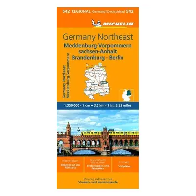 Germany Northeast - Michelin Regional Map 542 - Michelin