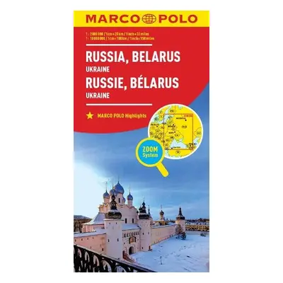 Russia and Belarus Marco Polo Map - Marco Polo