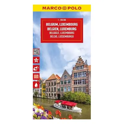 Belgium and Luxembourg Marco Polo Map