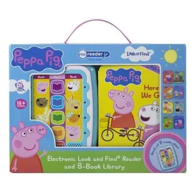 Peppa Pig: Me Reader Jr Electronic Look and Find Reader and 8-Book Library Sound Book Set - PI K