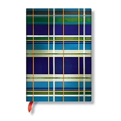 Davenport (Mad for Plaid) Midi Lined Hardcover Journal (Elastic Band Closure) - Paperblanks