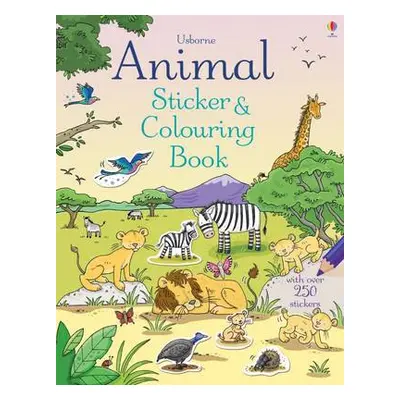 Animal Sticker and Colouring Book - Greenwell, Jessica