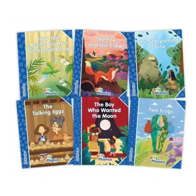 Jolly Phonics Folktales Blue Readers (Level 4) Complete Set (1-6) - Van-Pottelsberghe, Louise