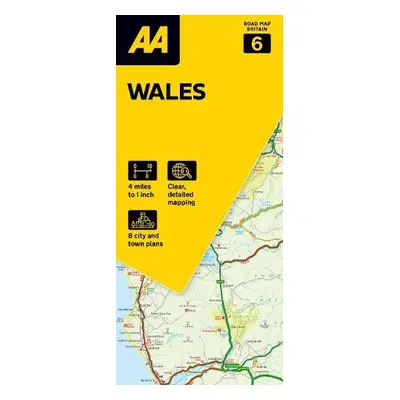 AA Road Map Wales