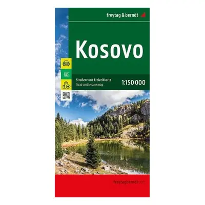 Kosovo Road and Leisure Map